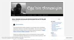 Desktop Screenshot of egeninannesiyim.com